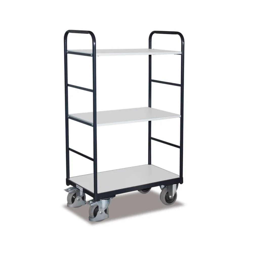 "ESD Cart, 3-Tier, 250kg Capacity, Mobile Tool Cart image"