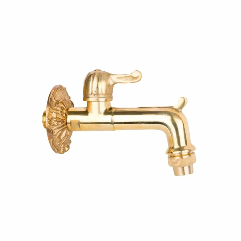 Nostalgic Garden Faucet, 1/2 Inch Brass Outdoor Faucet