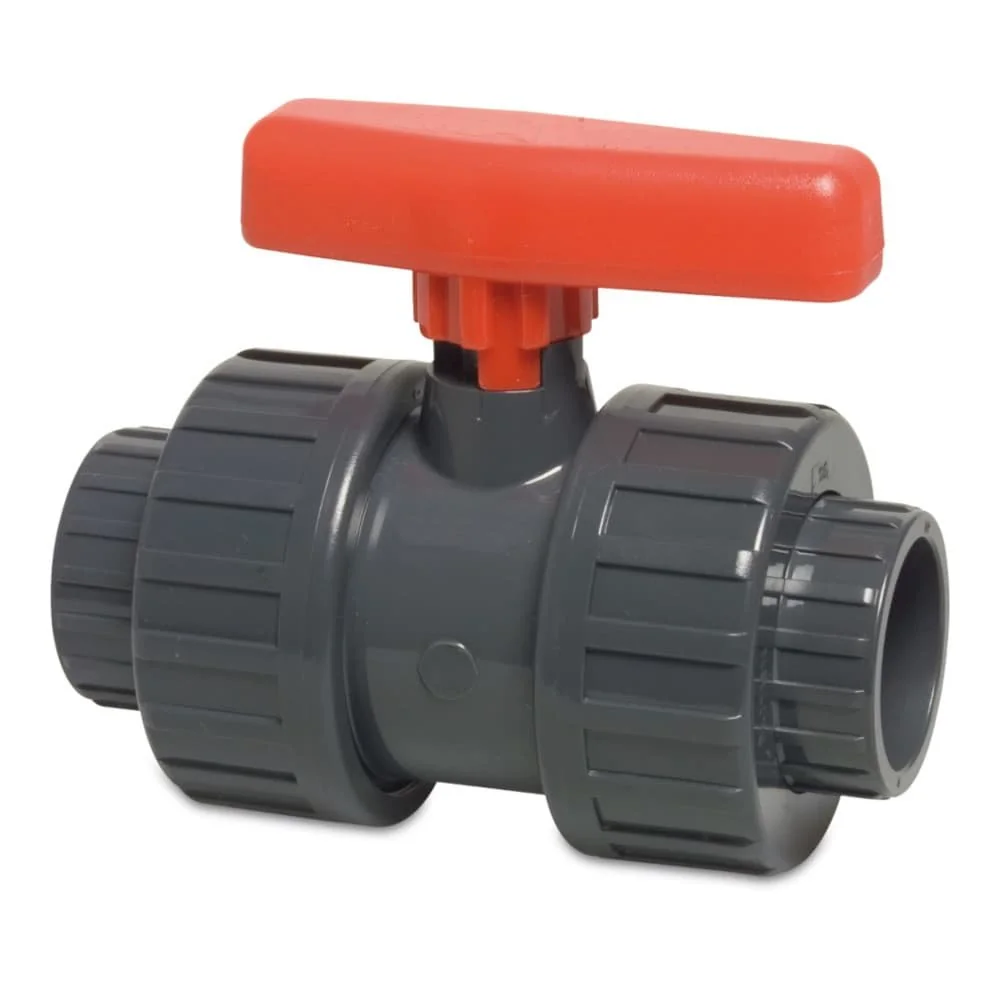 "50mm PVC Ball Valve - PN16 Socket Fitting for Pipe Systems image"