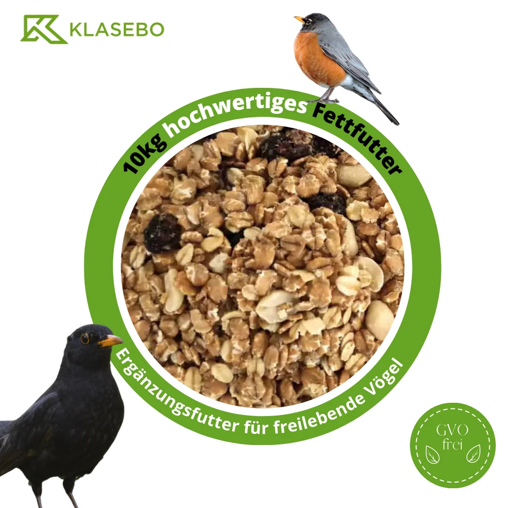 "Wild Bird Food 10 kg, High Energy, Bird Seed, Suet for Birds image"