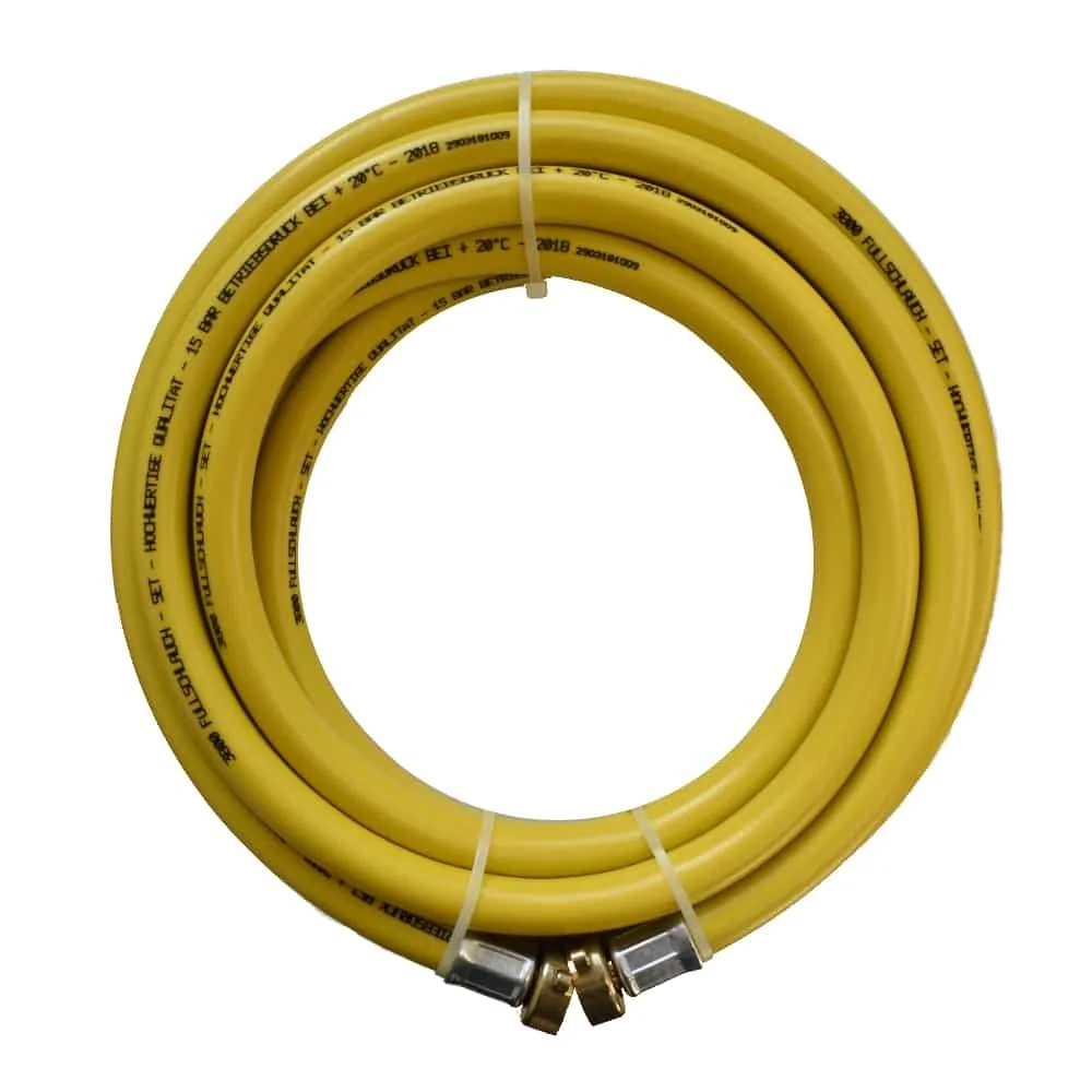 "Filling hose, 2.5m 1/2 inch, 3/4 inch, 15 bar, heater filling hose image"