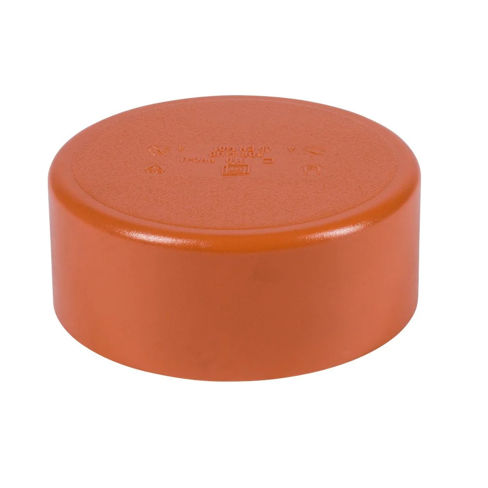 "DN 110 Sewer Pipe Cap - Waste and Drain System Plug image"