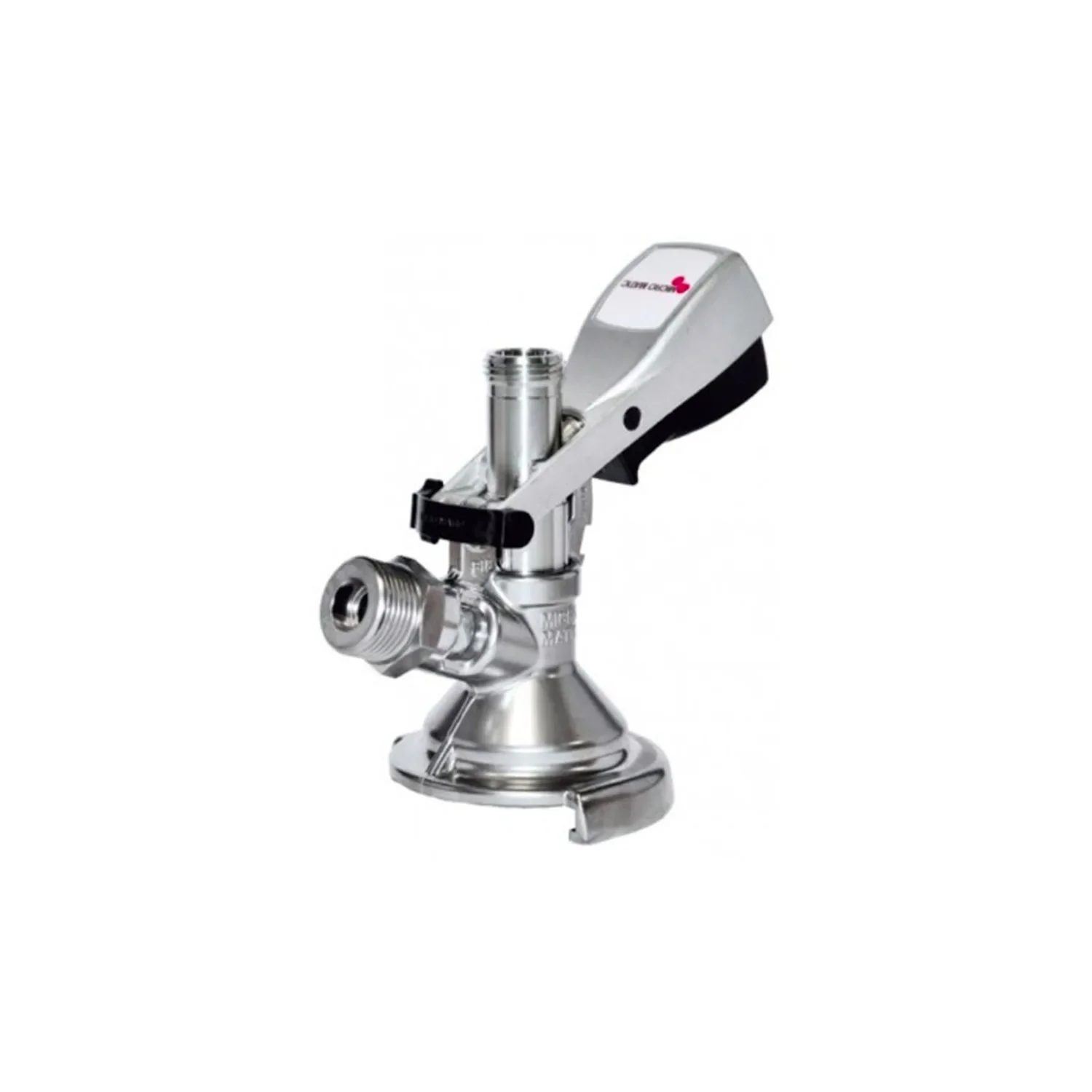 "Keg coupler, Keg closure - Micro Matic type A - Cellar tapping with stainless steel pestle & customizable label image"
