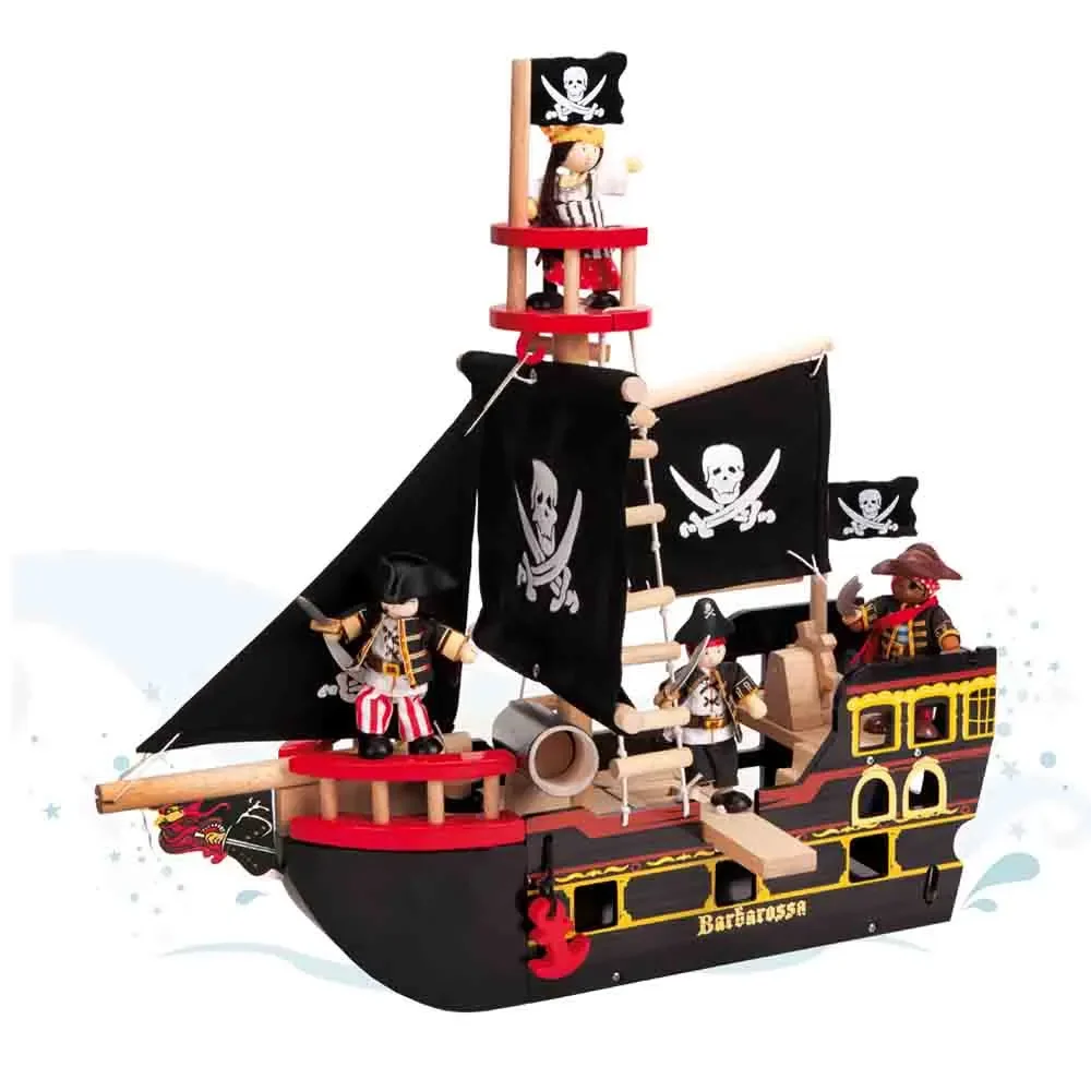 "Le Toy van Pirate ship Barbarossa image"