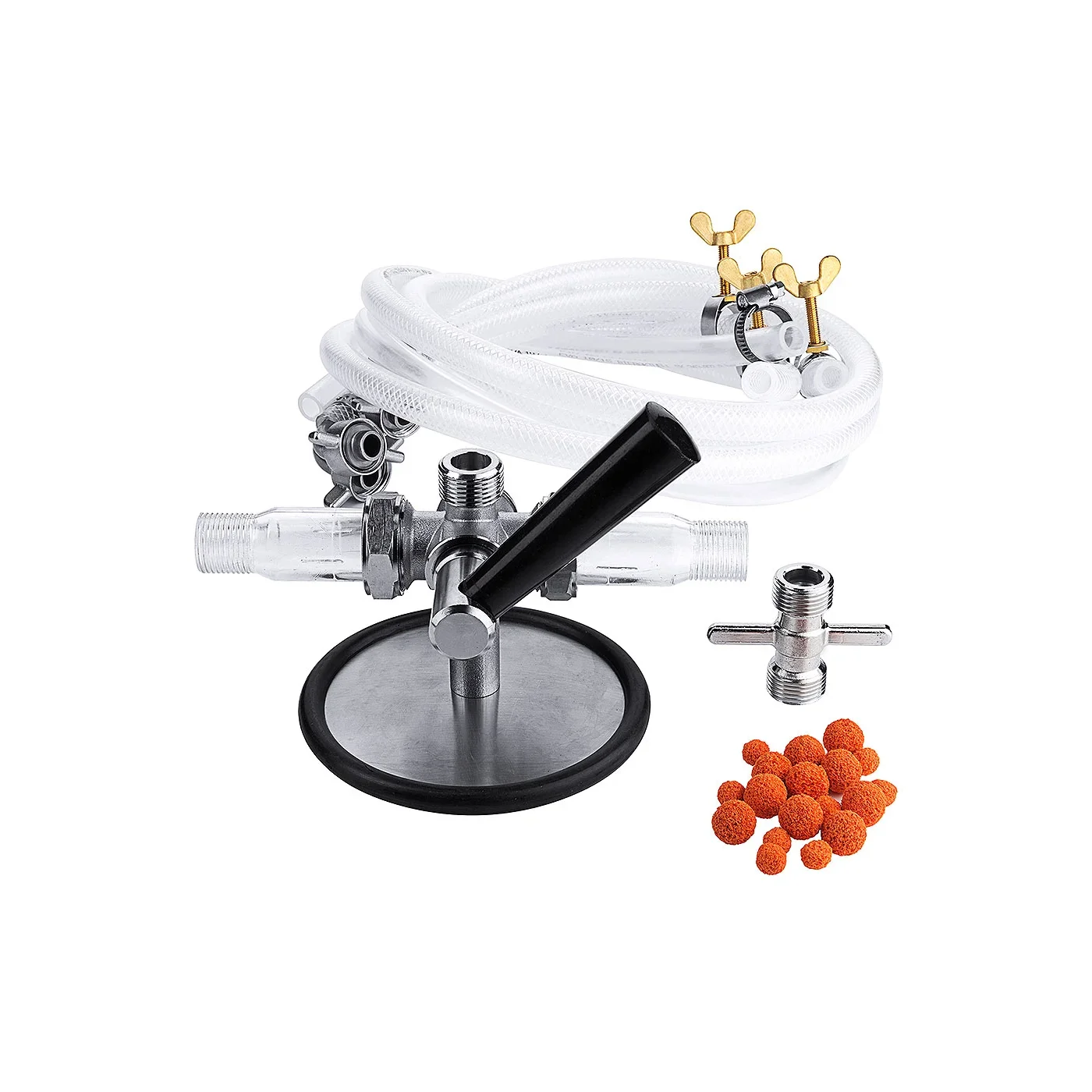 "Cleaning supplies, Cleaning device - beer line, complete set - With accessories for piston and compensator taps image"
