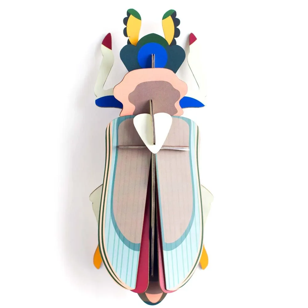 "Studio Roof 3D Tiger Beetle cardboard image"