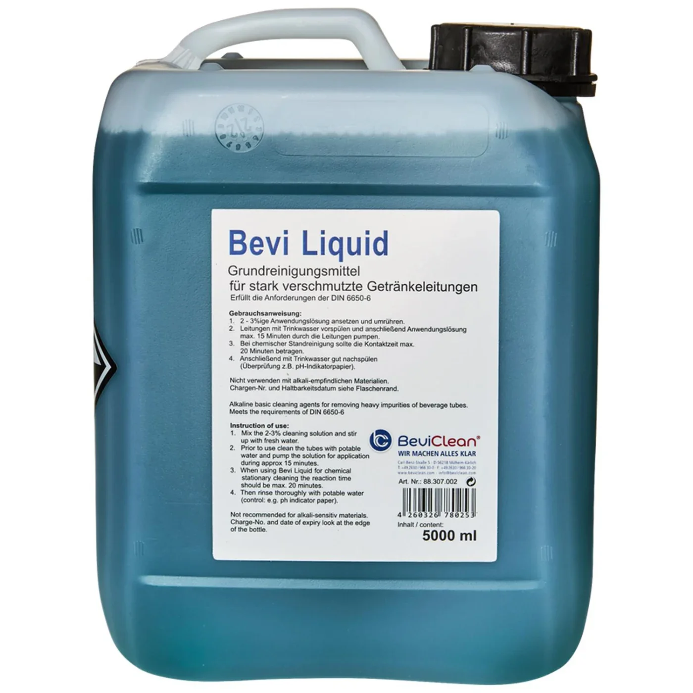 "Bevi Liquid Cleaning supplies, Cleaning agent - 5L canister image"