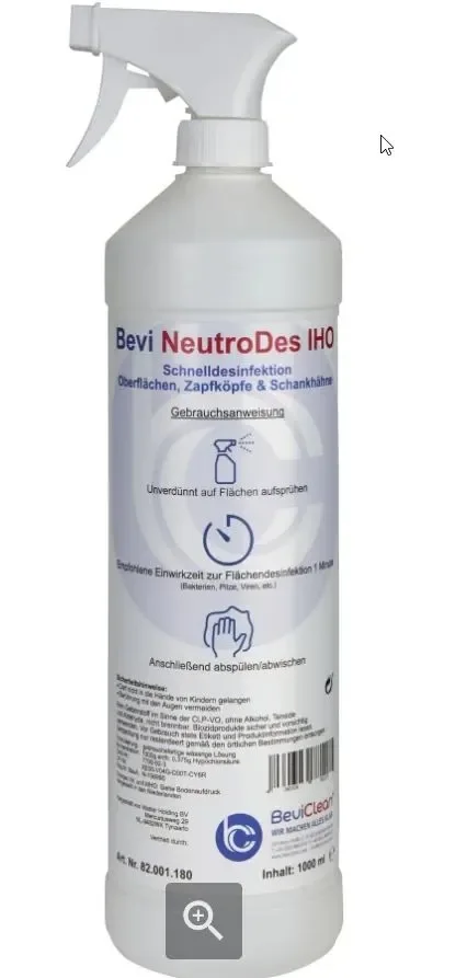 "Bevi Disinfectant - Rapid disinfection, NeutroDes IHO 1L image"
