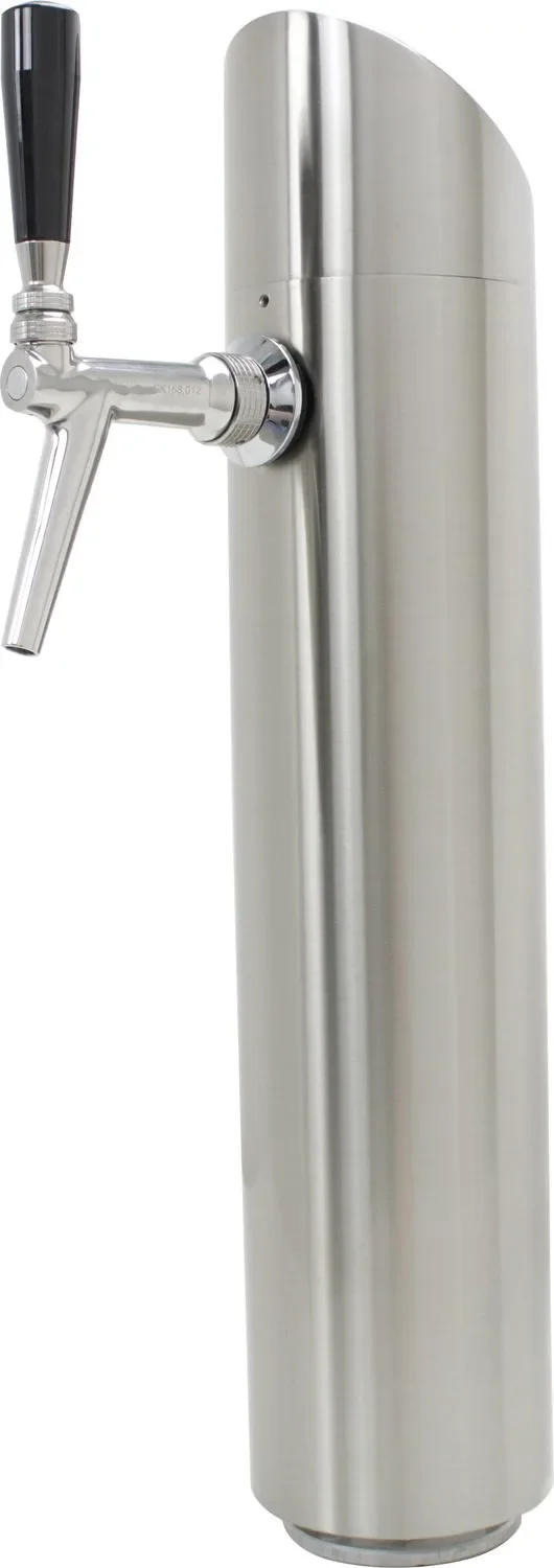 "Beer tower, model "Tower", with lighting, polished 1-line - 114 mm Ø image"