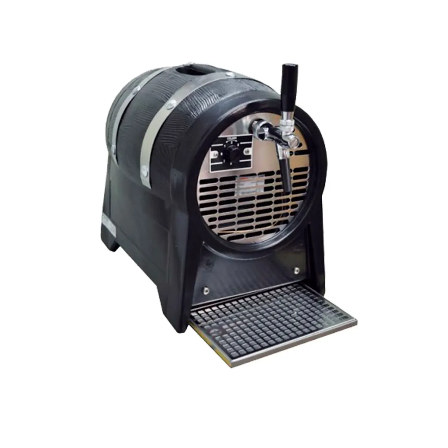 "Beer dispenser, Beer machine, Beer tap, Beer cooler, Party keg - dry cooler with decorative rings, 1 tap, 60 l/hour image"