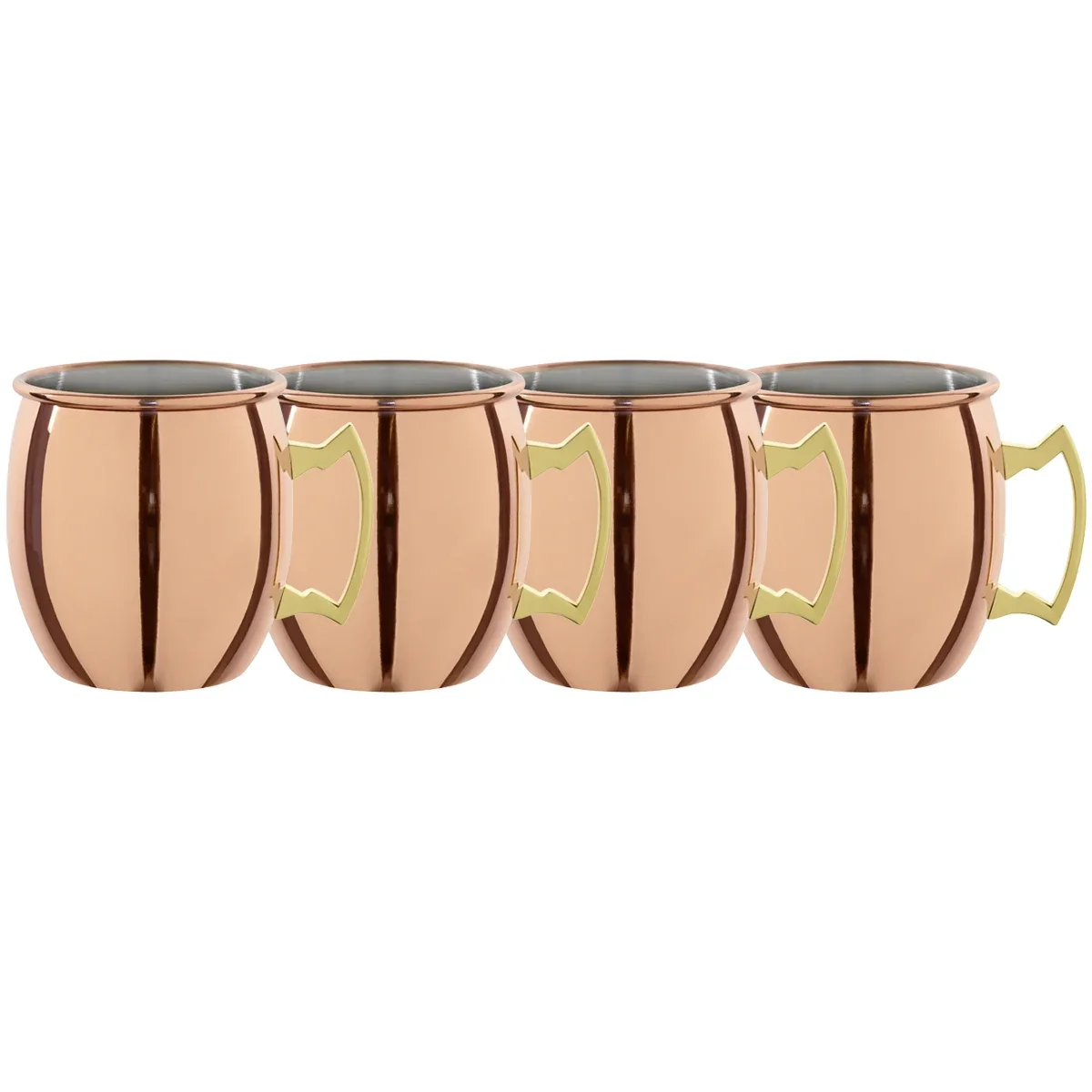 "4-piece set Mini moscow copper mug image"