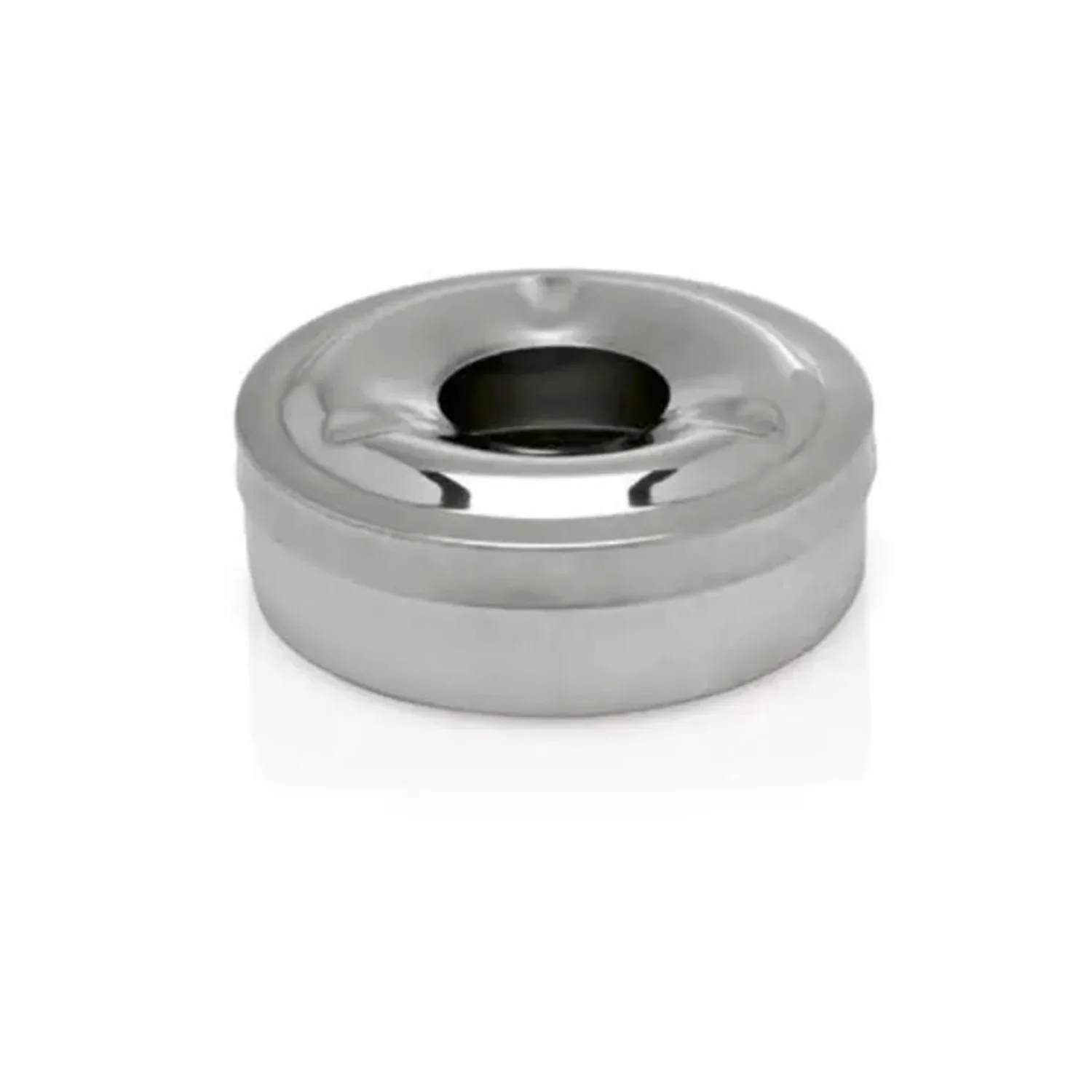 "Ashtray - chrome-nickel steel, 11 cm image"