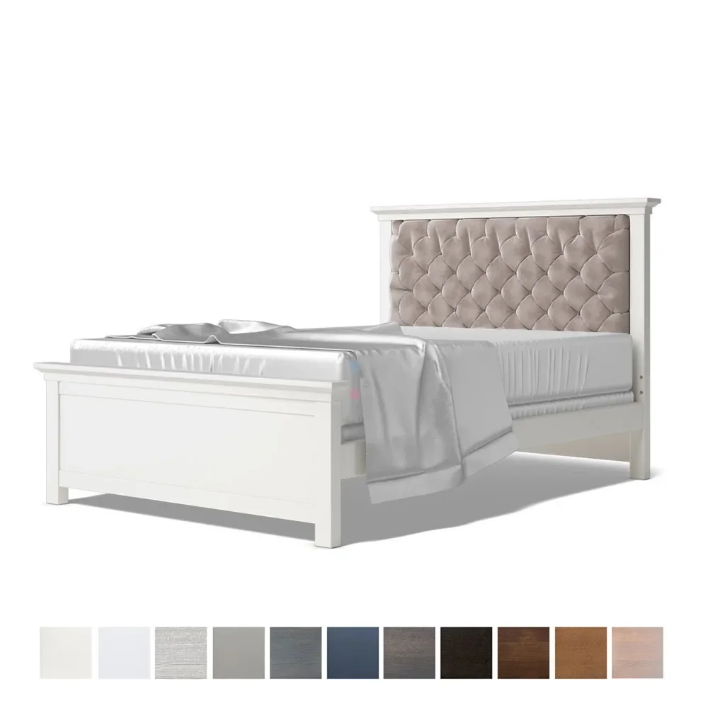"Romina Karisma double bed headboard padded image"