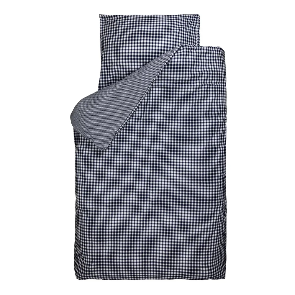 "Bink Bedding BB Karo Blau 135 x 200 image"