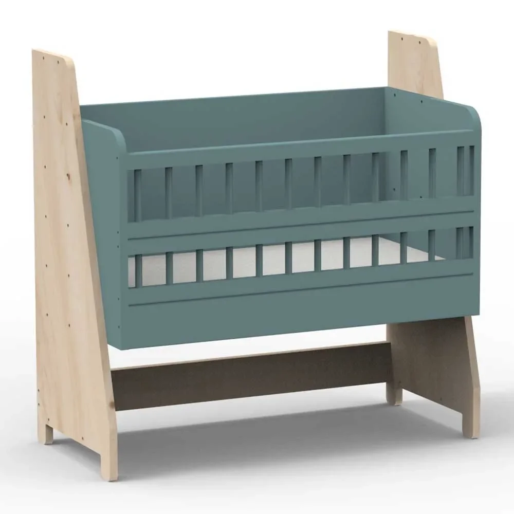 "Mathy by Bols "Asymmetry" Baby side bed convertable to the desk image"