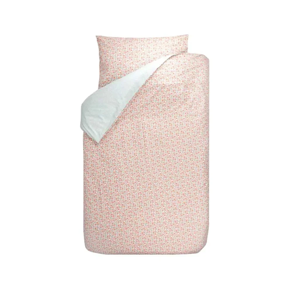 "Bink childrens Beding Bibi scattered pink pink red turquoise 100 x 135 image"