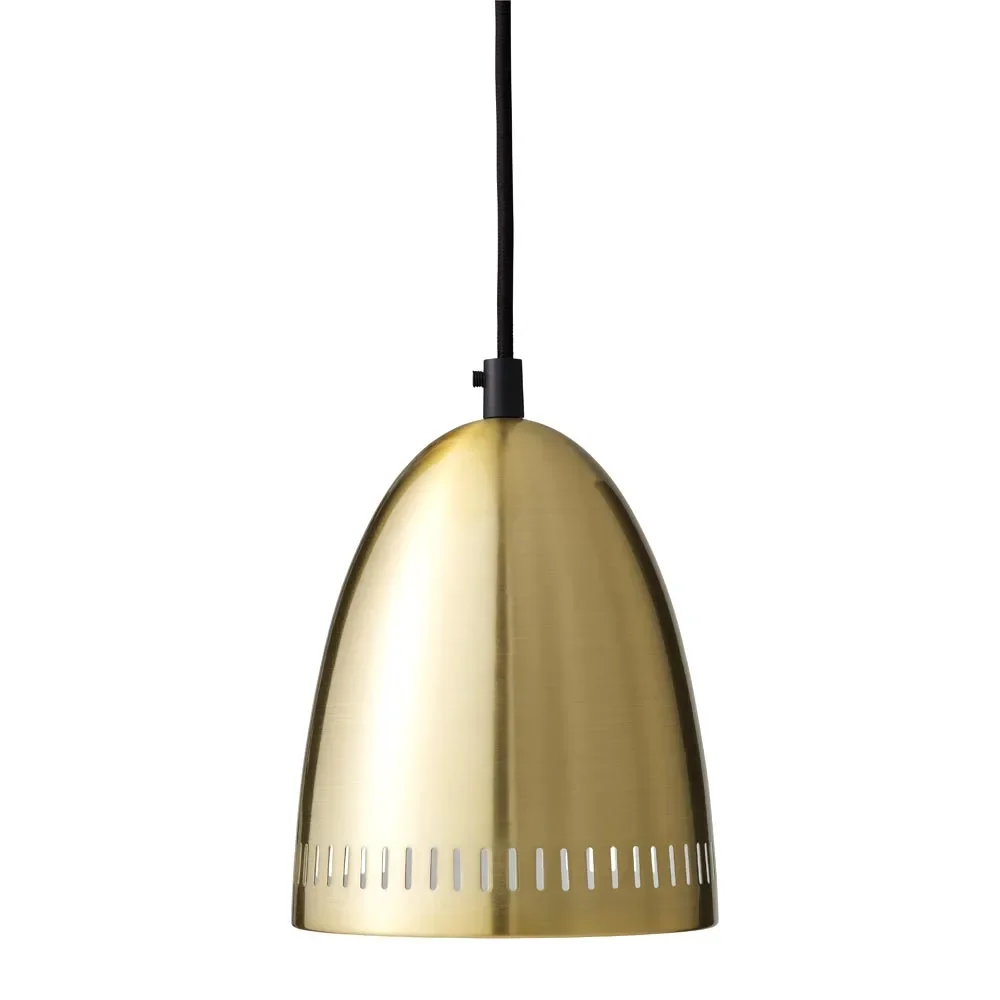 Superliving metal pendant lamp "Dynamo" Klein Brasses brushed