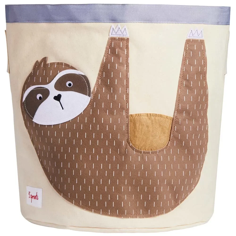 "3 Sprout's storage basket sloth image"
