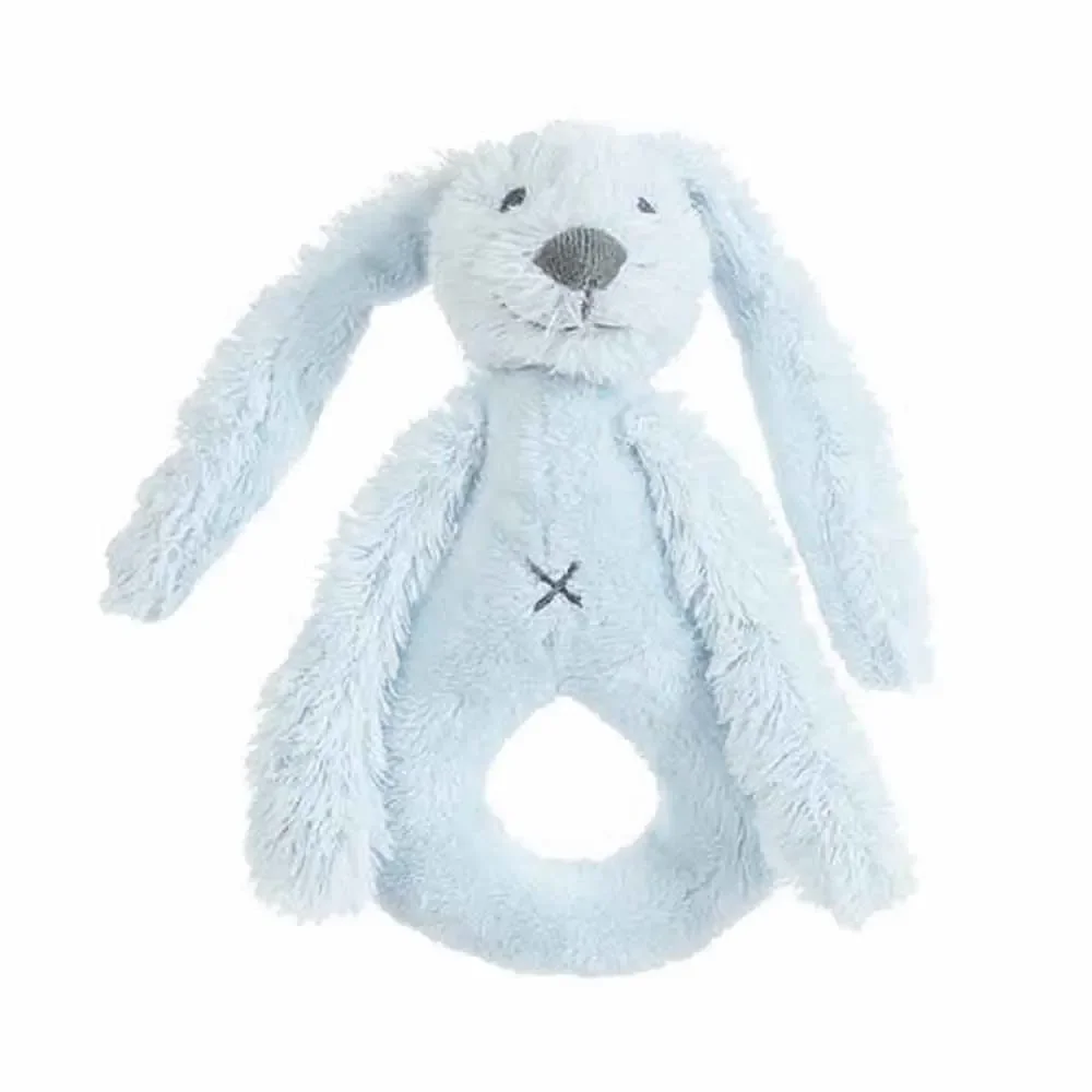 "Happy Horse Baby Rattle Rabbit Richie Light Blue image"