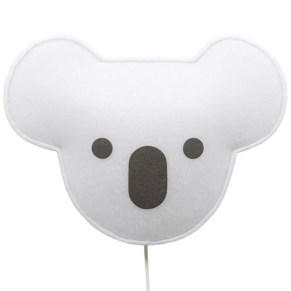 Buokids soft wall lamp koala bear black