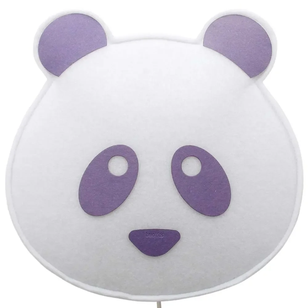 "Buokids soft wall lamp panda bear violet image"