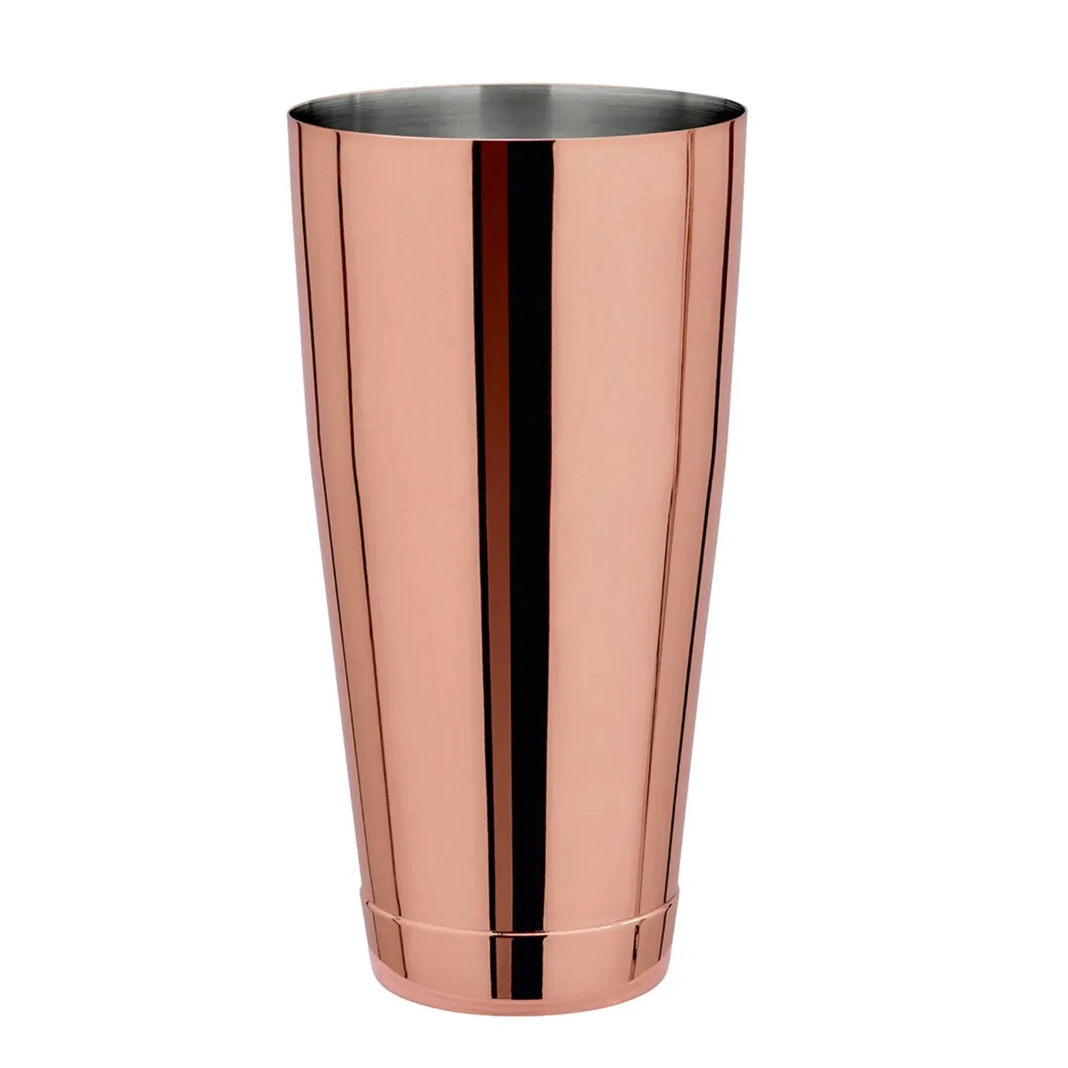 "Boston shaker base, stainless steel 304 copper-look, 28oz image"