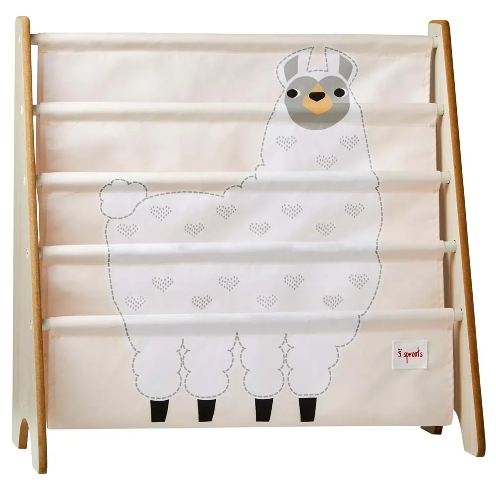"3 Sprout's bookshelf Lama image"