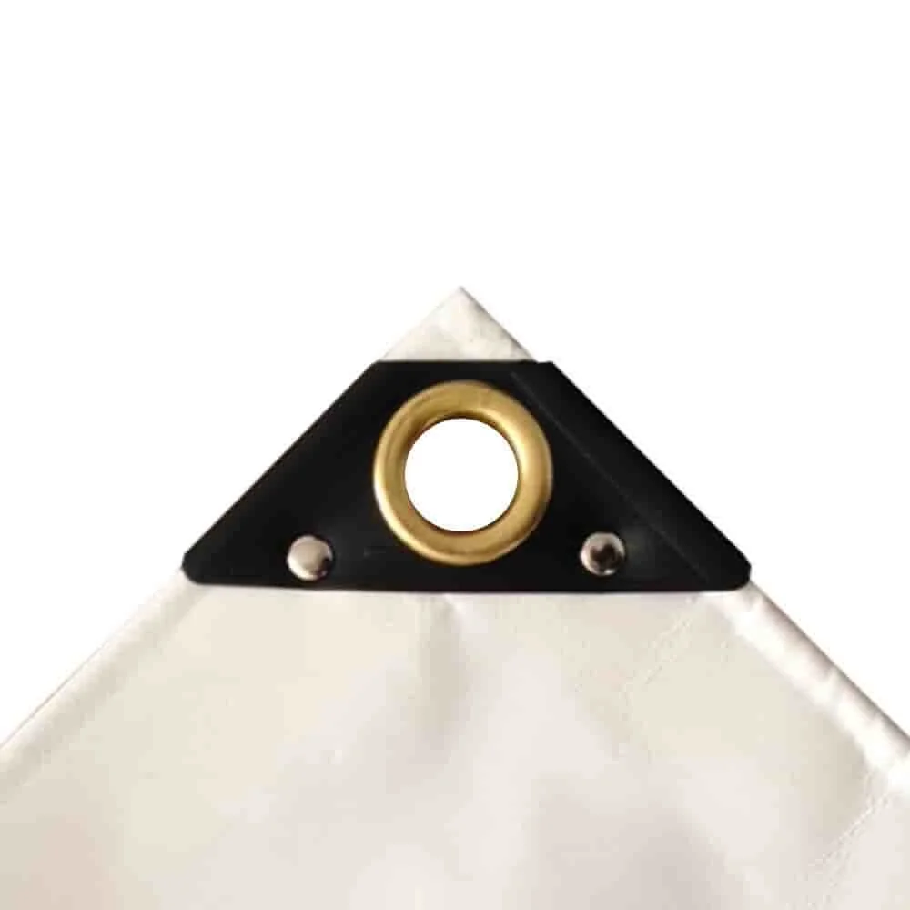 "white 650 g/m² PVC 6 x 12m (72m²) Tarp image"