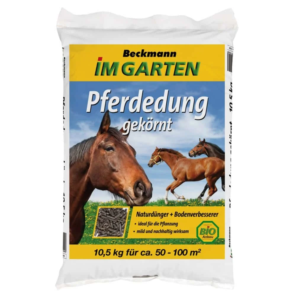 "Horse Manure 10.5kg, Organic Fertilizer, Granulated for 50-100m², Garden Fertilizer image"