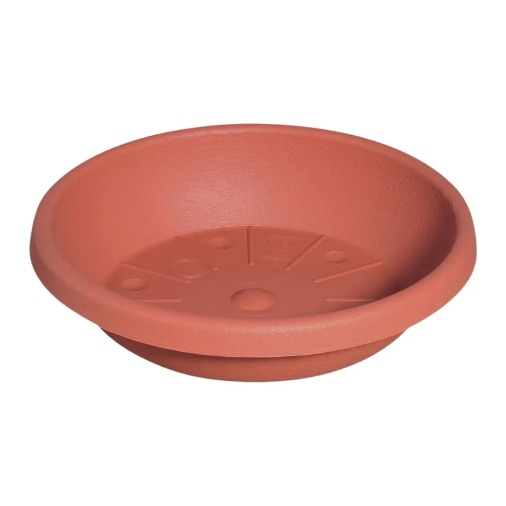 "CYLINDRO Plant Saucer, 41cm Terracotta Flower Pot Saucer image"