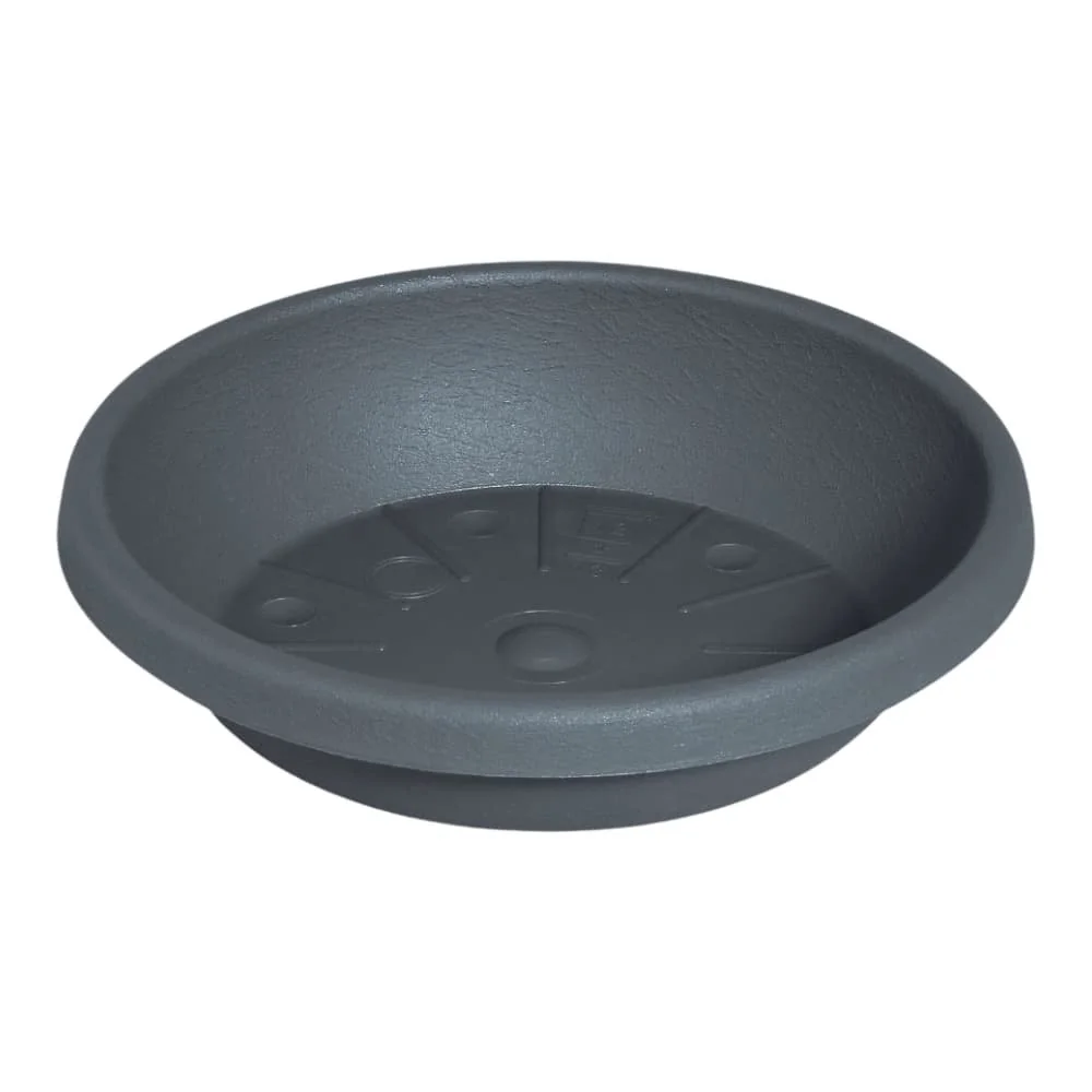 "Plant Saucer, Flower Pot Saucer, Anthracite Pot Tray Ø 45cm image"