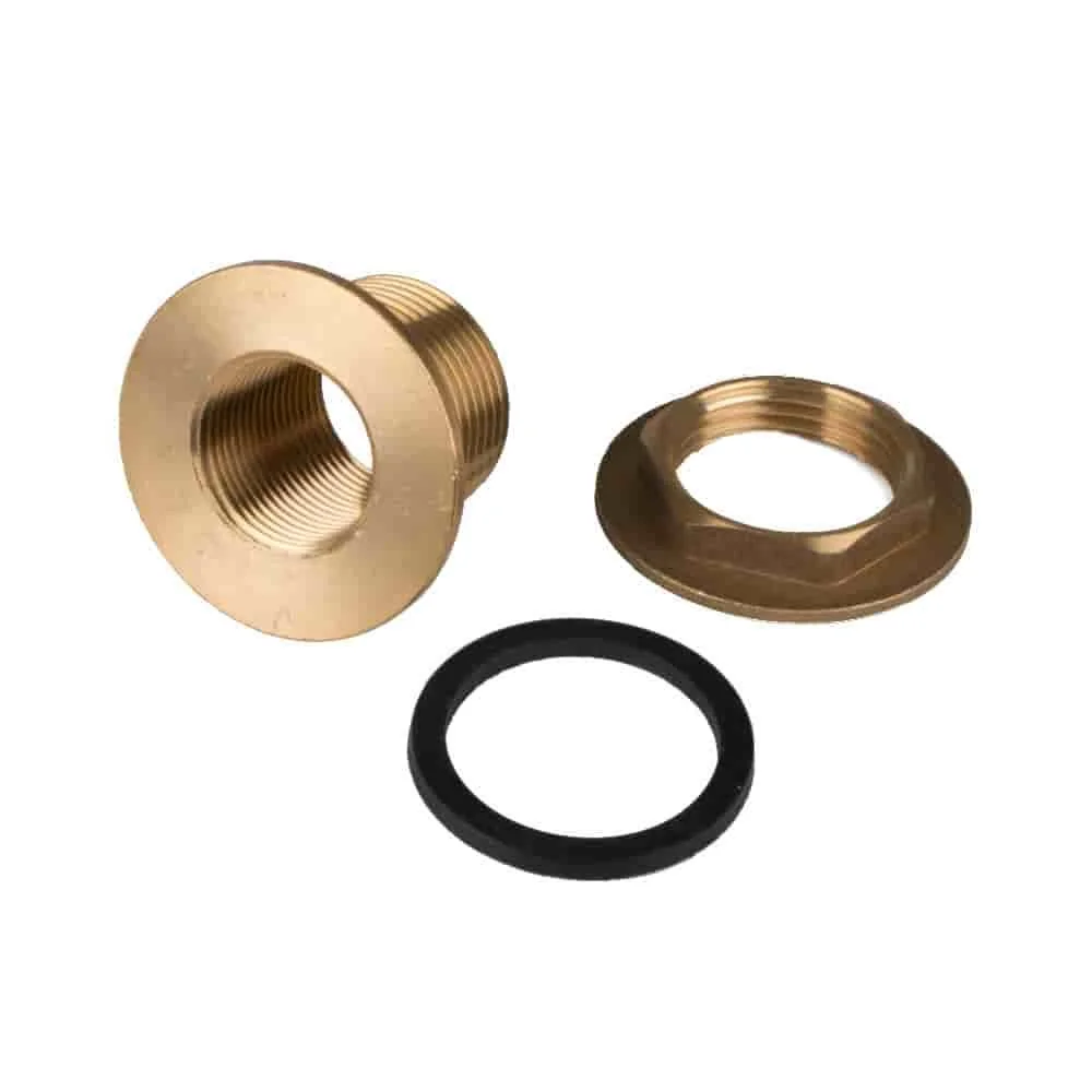 "Rain Barrel Fitting, Tank Fitting, 1 in x 3/4 in Straight Adapter image"