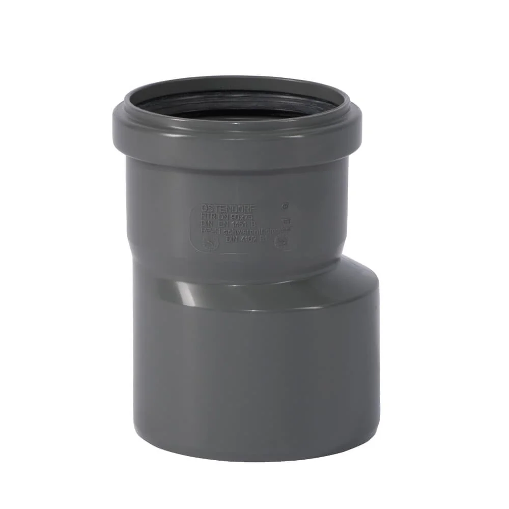 90/75 Pipe Reducer, HT Pipe Reducer, Drain Pipe Reducer