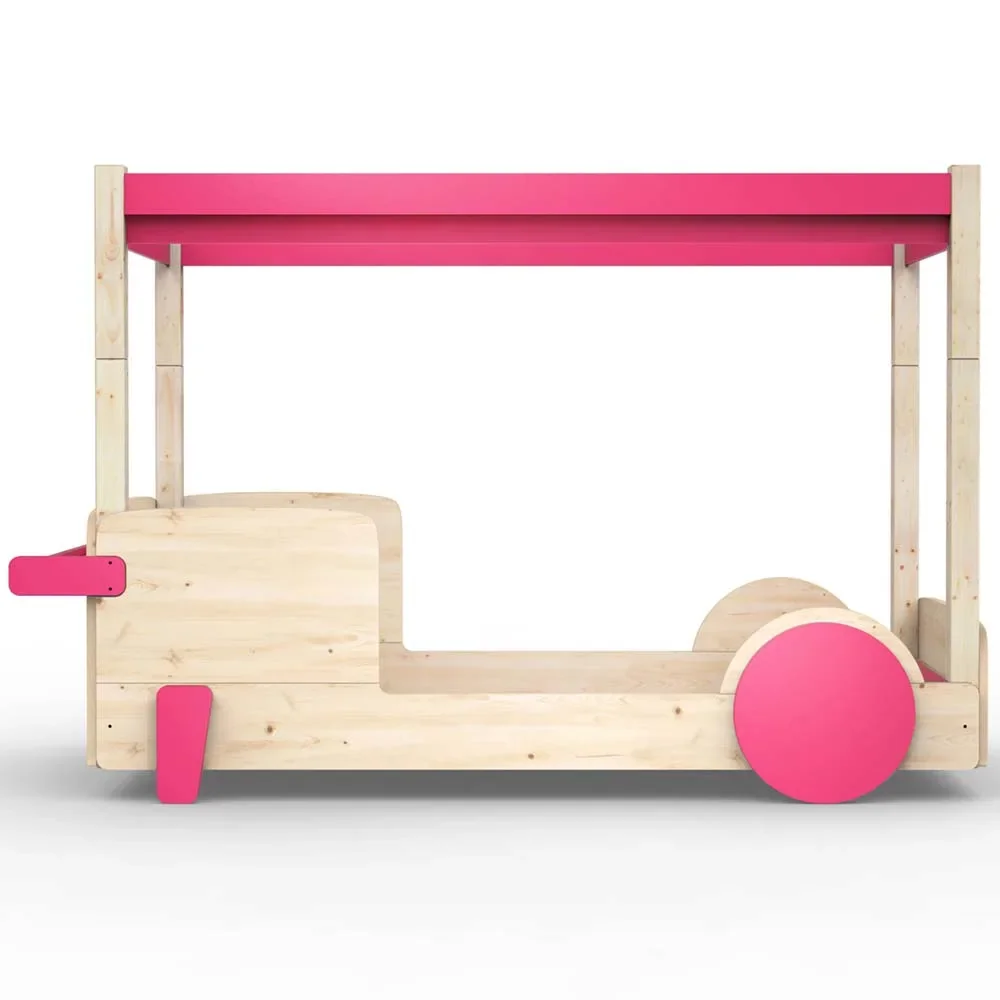 "Mathy by Bol's four -poster bed "Discovery", Color elements: Summer pink image"