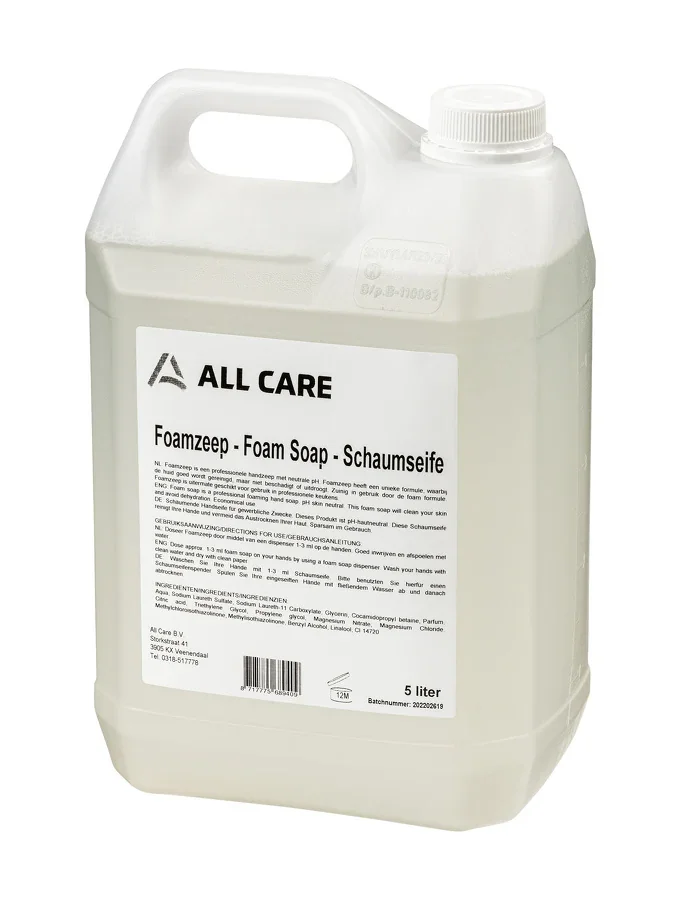 Foam soap, 5 liter canister