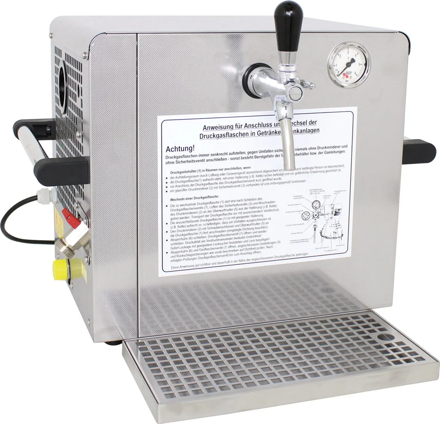 "Beer machine, beer dispenser, beer cooler, dry cooler - 53 L/h, 1 line image"