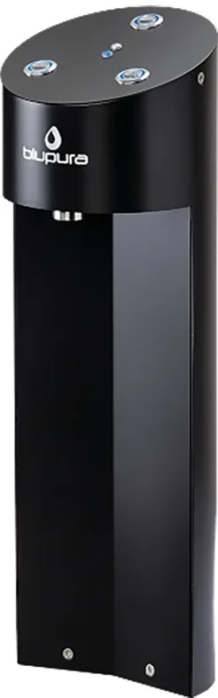 Dispensing Tower- BluTower Black - Stylish and functional for home and office