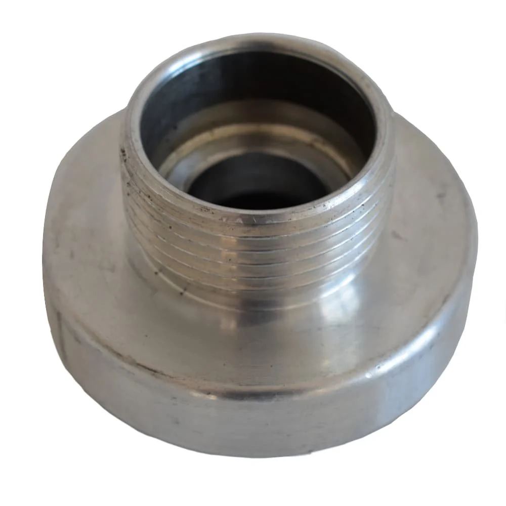 "Storz Coupling, Fire Hose Coupling, D Coupling, 1 inch Male Thread, Aluminum Storz Fitting image"