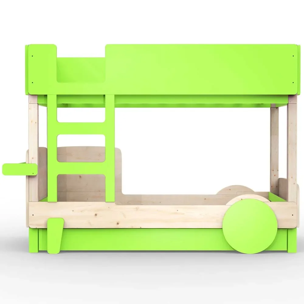 "Mathy by Bol's bunk bed "Discovery" with bed drawer, Color elements: Apple Green image"