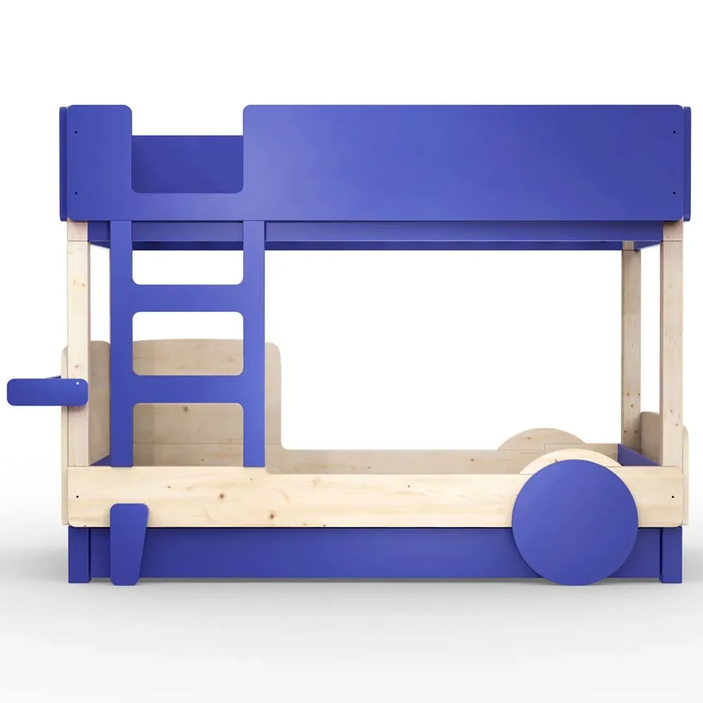 "Mathy by Bol's bunk bed "Discovery" with bed drawer, Color elements: Marseille Blue image"