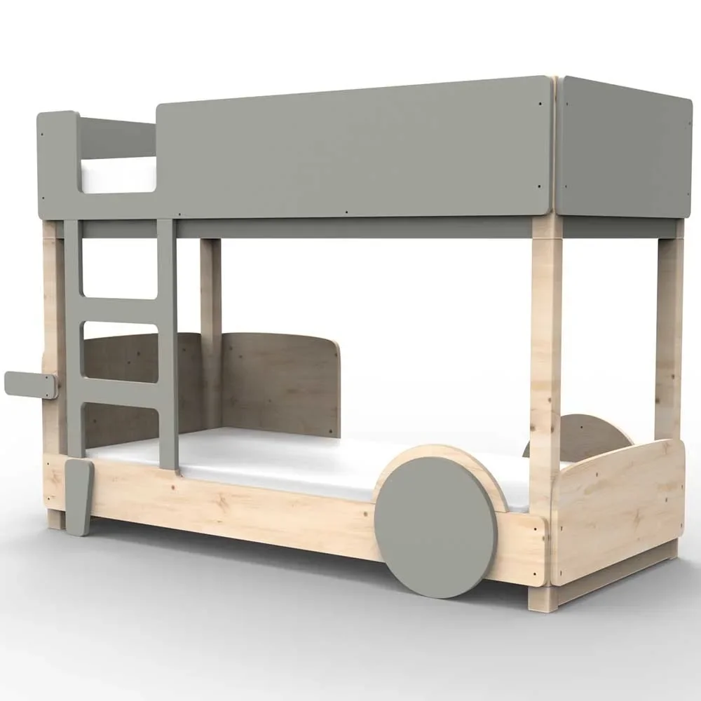 Mathy by Bol's bunk bed "Discovery", Color elements: Cement gray