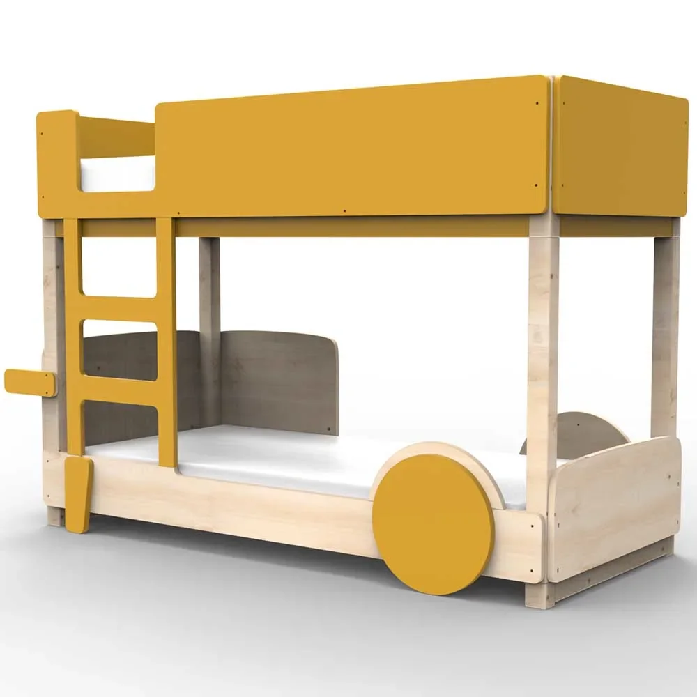 "Mathy by Bol's bunk bed "Discovery", Color elements: ocher image"