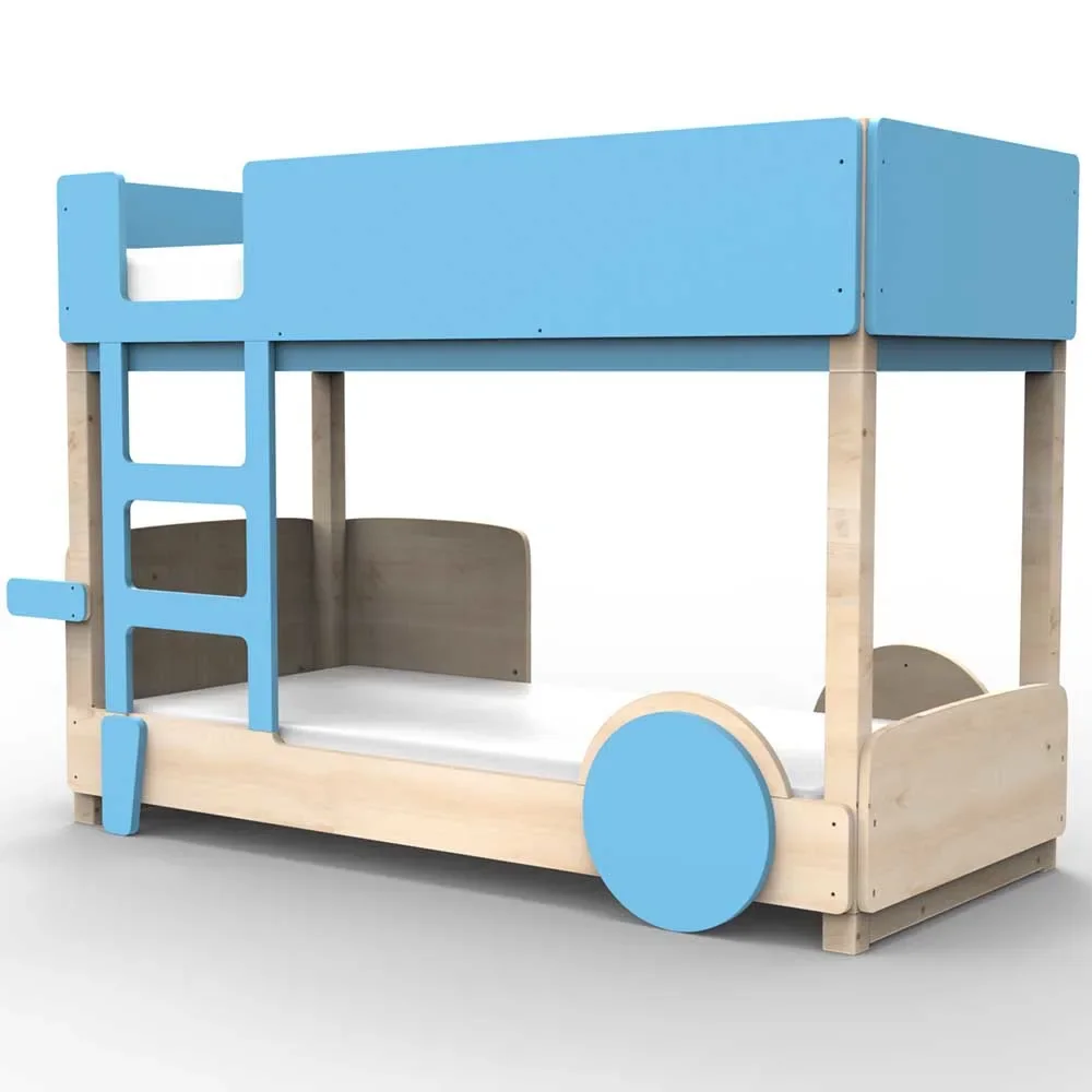 Mathy by Bol's bunk bed "Discovery", Color elements: Azur Blue