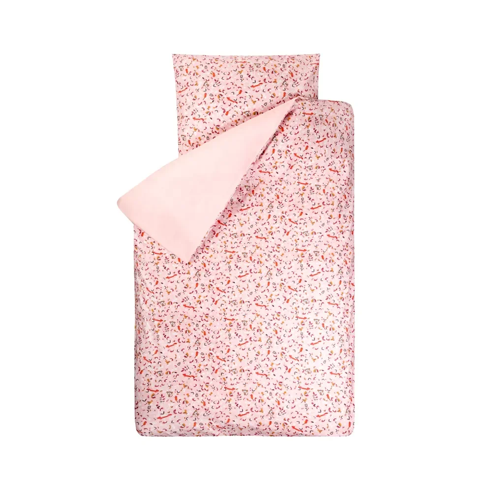 Bink childrens bedding sofie animals pink 100 x 135