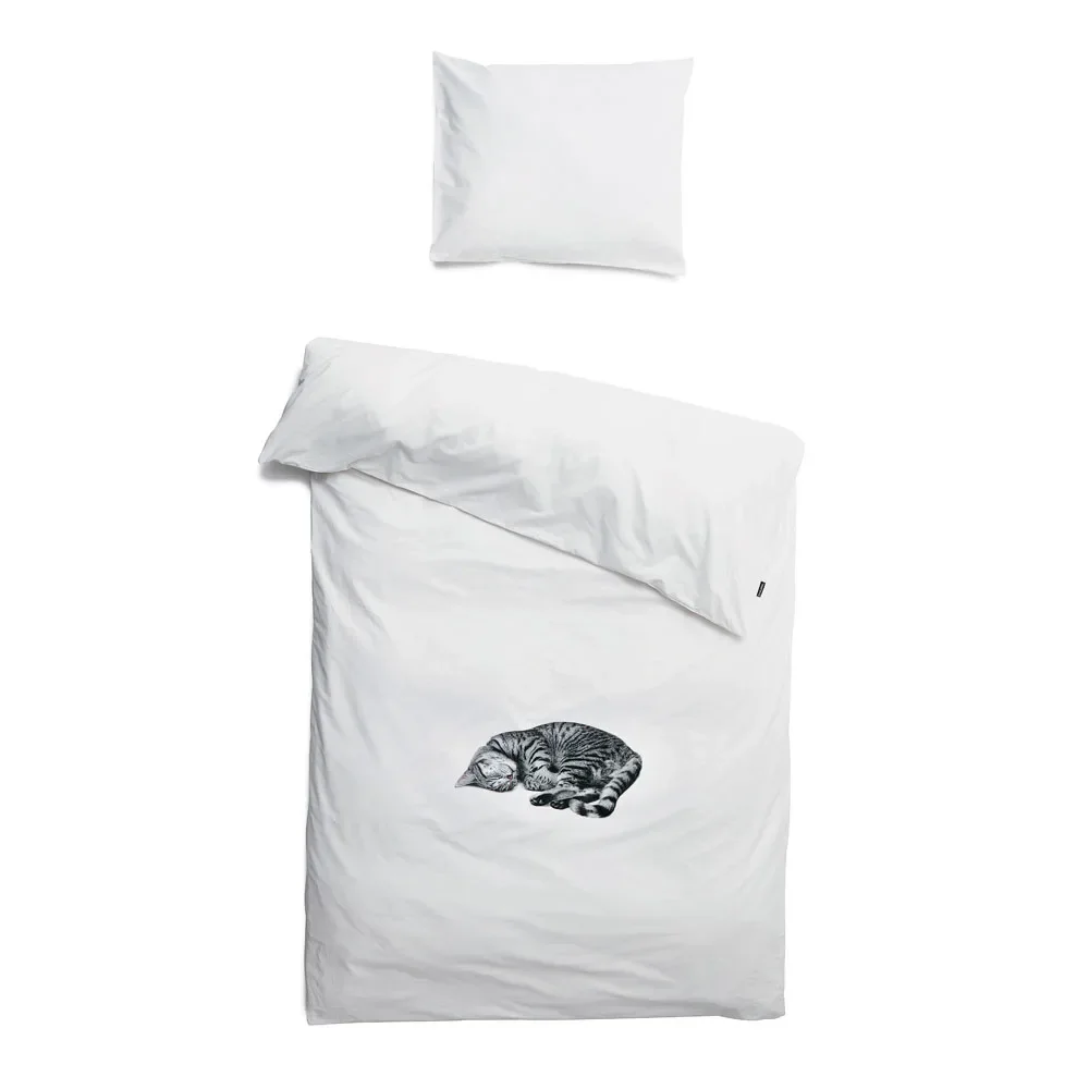 "Snurk Bedding cat 135 x 200 image"