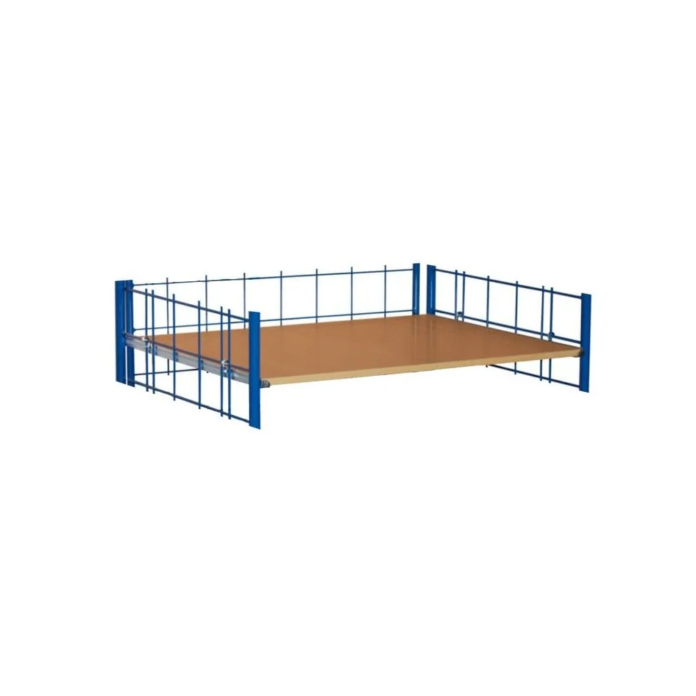 Additional shelf including angle support for parcel cart 1000 x 600 mm Type M
