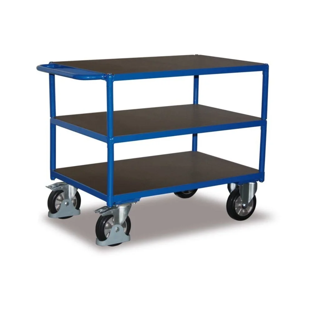 "Heavy Duty Table Cart 1000 kg Capacity with 3 Tiers image"