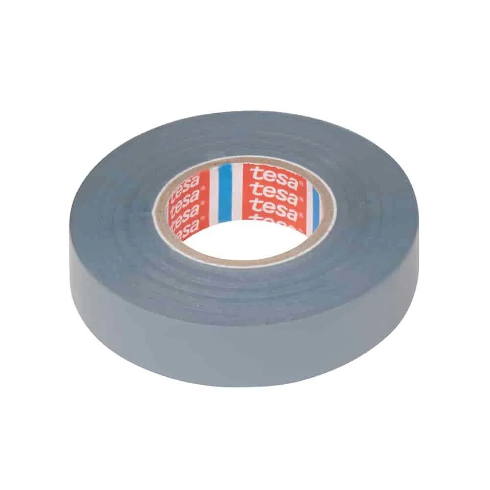 "tesa tesaflex Insulating Tape 4163 PVC 19 mm x 33 m (gray) image"
