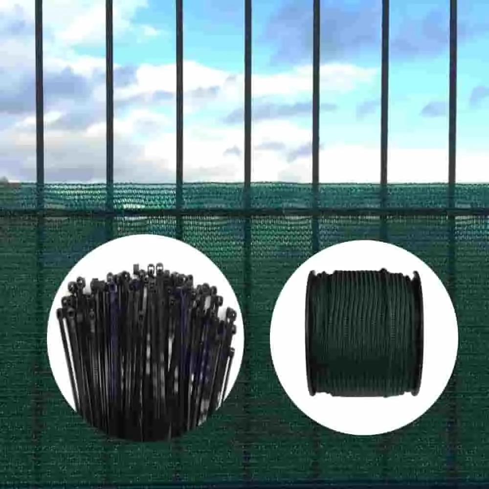 "Garden Privacy Screen - Wind Protection Netting 1.5x10m Green image"