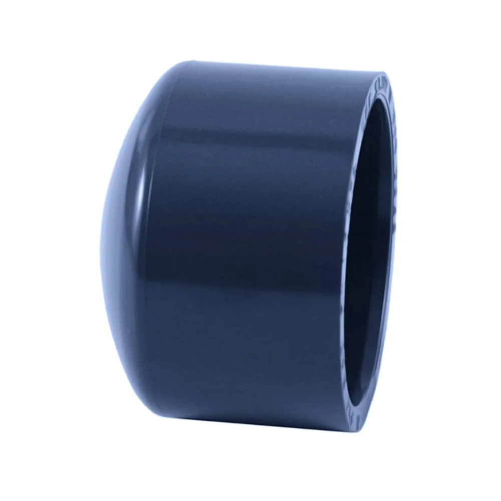 "63mm PVC Pipe Cap, PVC-U Glue Socket End Cap PN16 image"